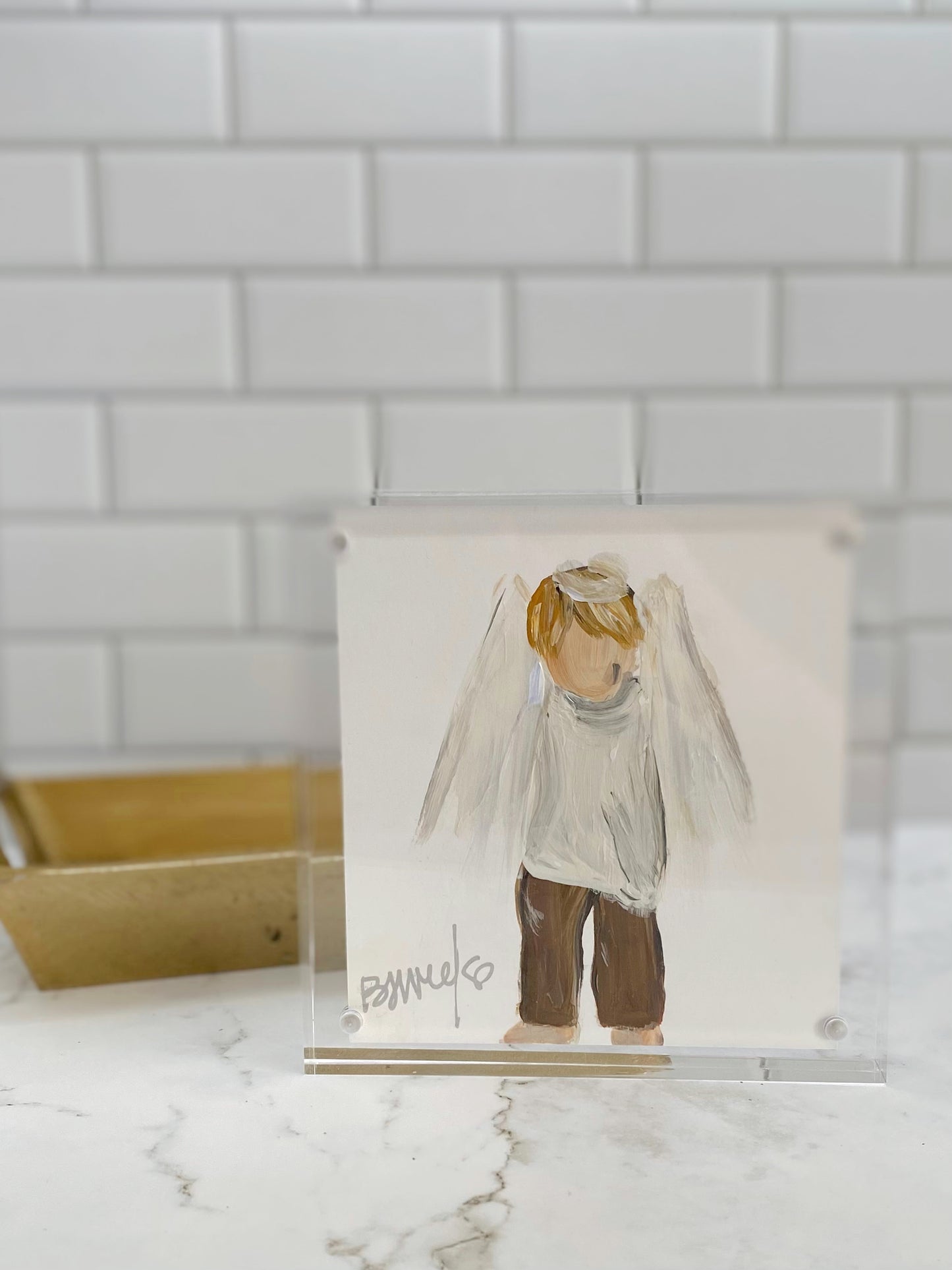 Boy Angel | White Background