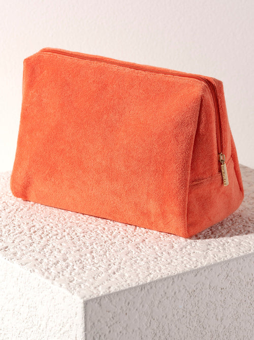 Terrycloth Zip Pouch