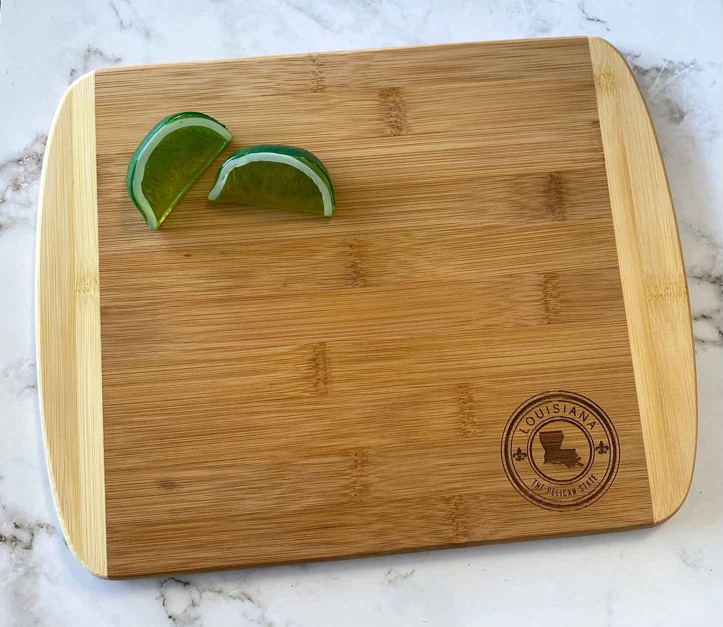 Louisiana Stamp Cutting & Serving Board