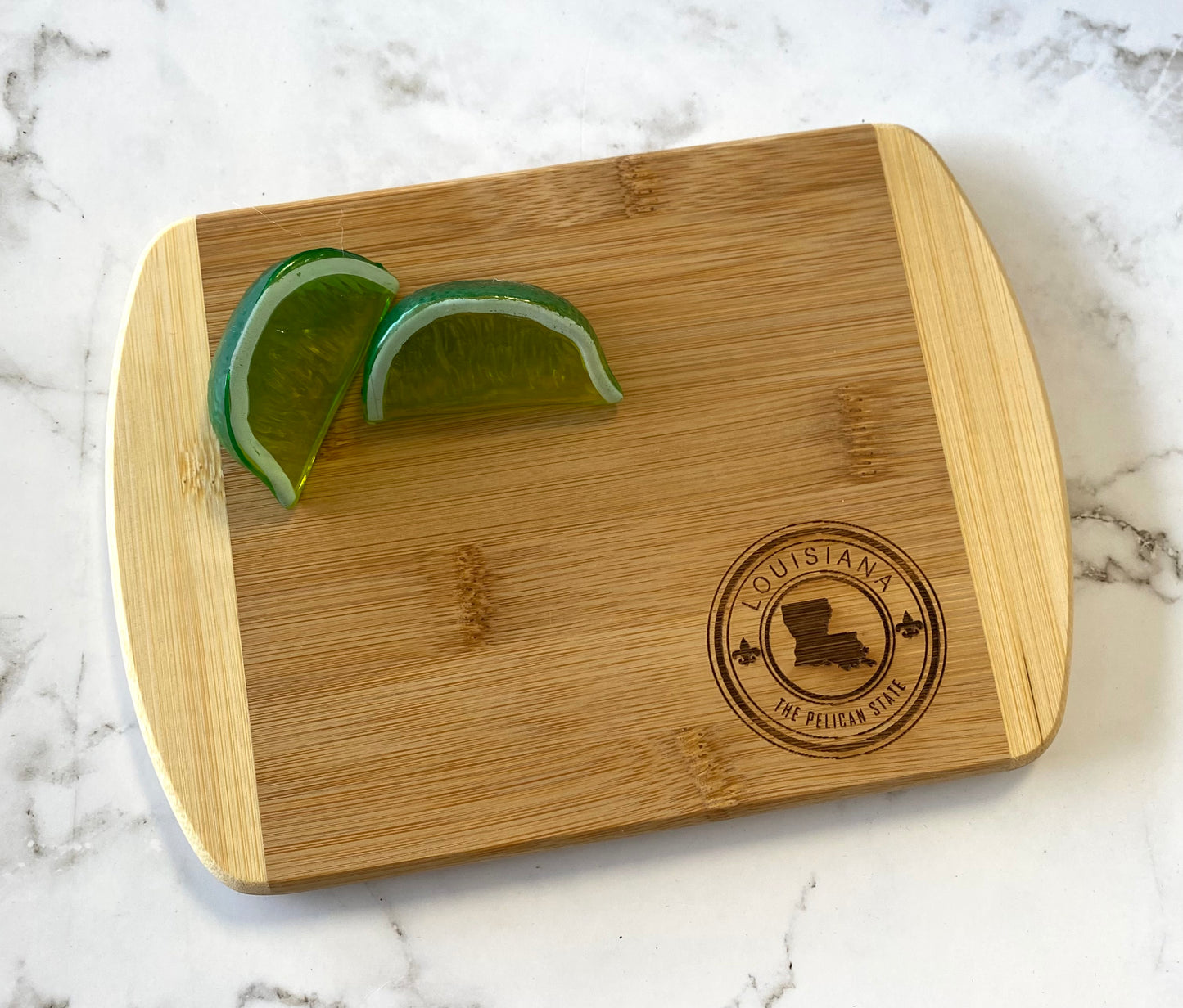 Louisiana Stamp Cutting & Serving Board