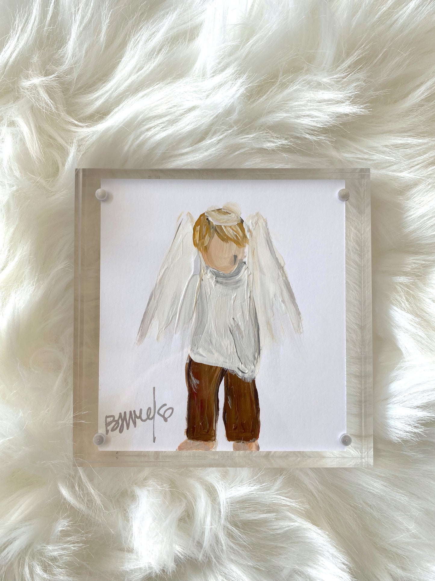 Boy Angel | White Background