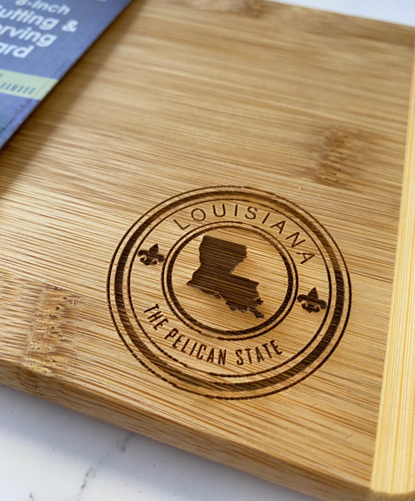 Louisiana Stamp Cutting & Serving Board