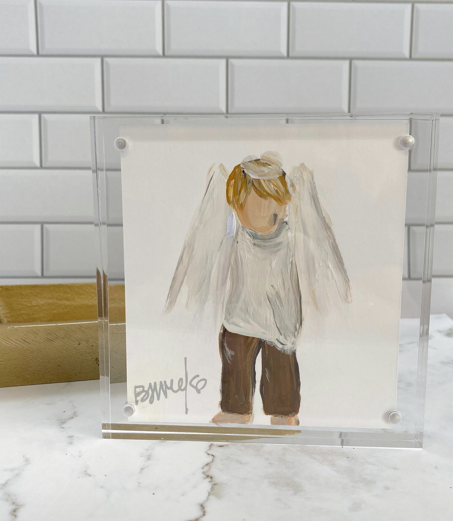 Boy Angel | White Background