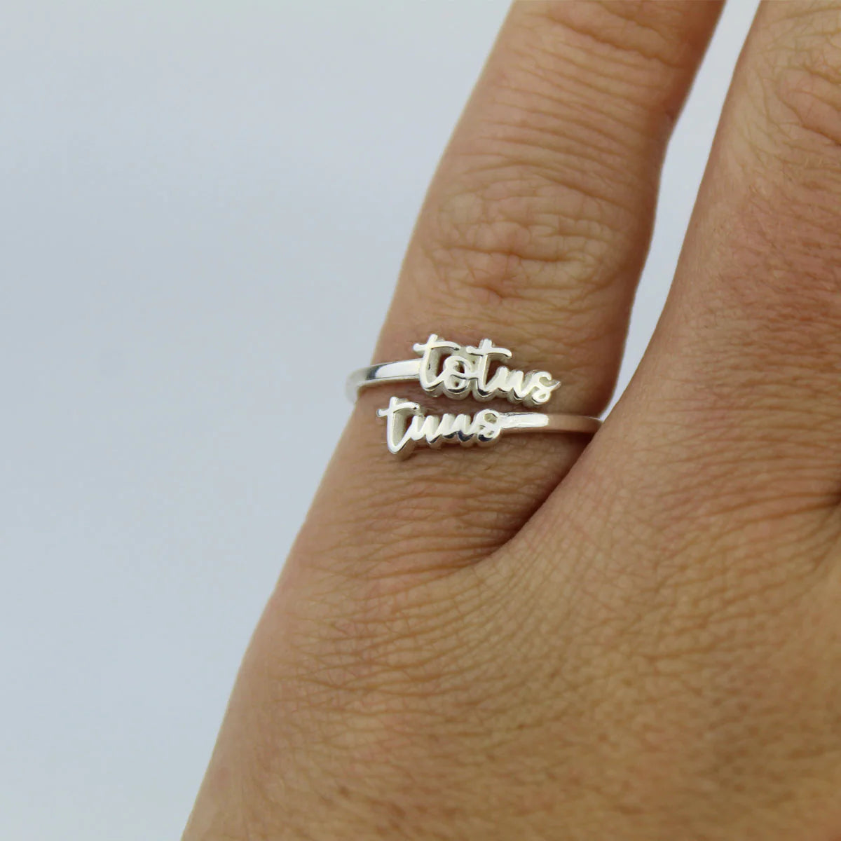 Totus Tuus Ring - Sterling Silver